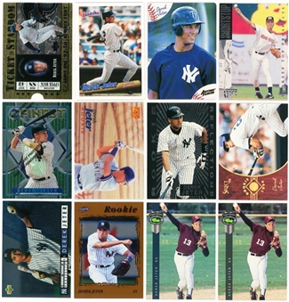 Lot Of (12) 1993-1996 Derek Jeter Cards – Including Rookie Card